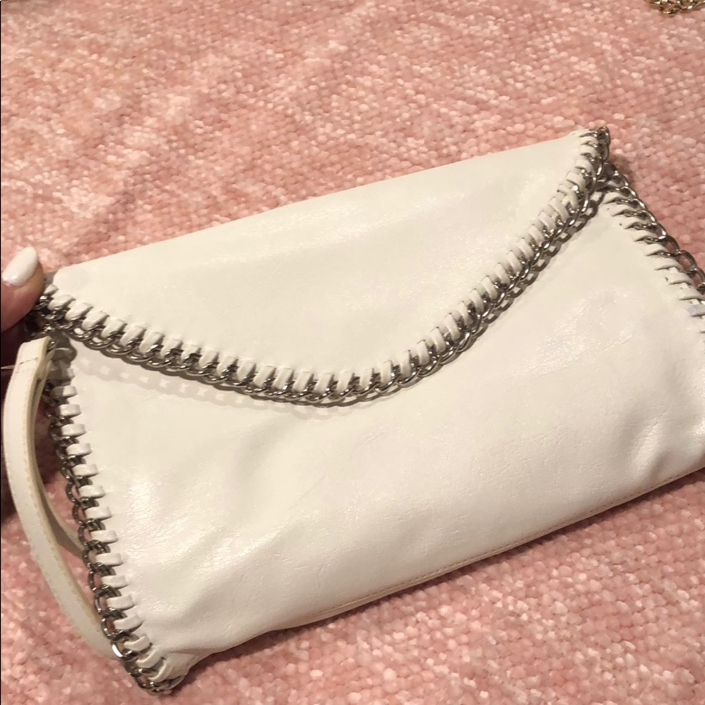 Beautiful White clutch never worn before